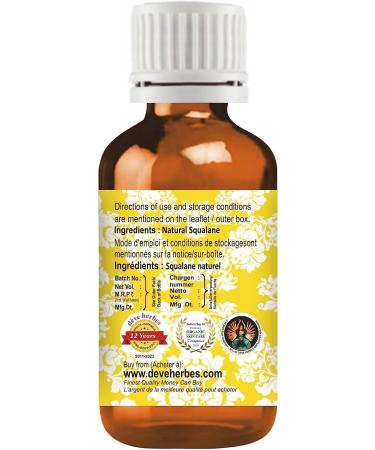Natural Squalane Oil from Olives - 10ml | d ve herbes | International Shipping - Buy Online on GoSupps.com