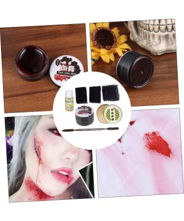 Buy Halloween Makeup Wax Kit - Zombie Face Paint Special Effects Makeup & Blood Gel International Shipping Available - Buy Online on GoSupps.com