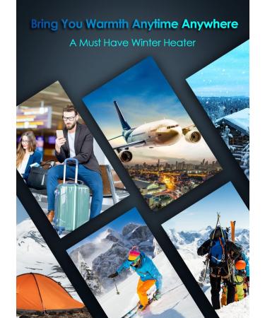 Hand Warmer Rechargeable, MKG 10000mAh Electric Handwarmers, 15 Hours Long Lasting and 3 Levels Quick Heating with Digital Display, Portable Pocket Hand Heater & Power Bank for Outdoor, Winter Gift Gray - Buy Online on GoSupps.com