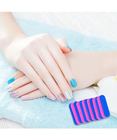 100PCS Nail File Set Disposable Mini Nail File 180/240 Professional Care Mini Nail Files Double Sided Emery Board Buffer Set Grit Double Sided Emery Board for Manicure Nail Studio Home Nail Care - Buy Online on GoSupps.com