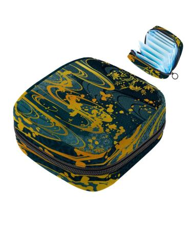 Women's binding bags Japan-style background women's tampon storage bag Tampon storage bag zip pockets menstrual tied bags multi20