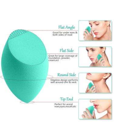 Beauty Sponge Blender Set - 2 Makeup Sponges for Flawless Foundation Application - Buy Online on GoSupps.com