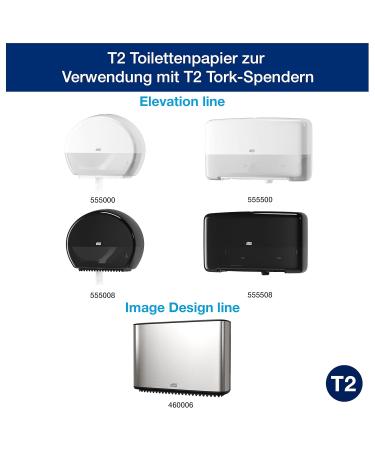 Buy Tork 110253 Mini Jumbo Soft Toilet Paper - Premium 2-Layer 1214 Sheets - 1 Roll - International Shipping - Buy Online on GoSupps.com