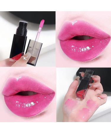  Dtaigou Tinted Lip Gloss Colorful Lip Gloss | Plumping Moisturizing Lip Gloss - Long Lasting Shiny Lip Gloss Nourishing Lip Gloss Lip Color Shine - Buy Online on GoSupps.com