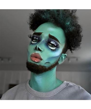 Mysense Teal Face Body Hair Paint Stick 0.5oz - Non-toxic Washable Temporary Paint for Halloween & Cosplay - Buy Online on GoSupps.com