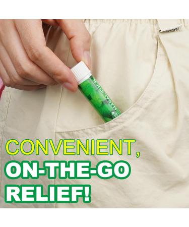 Nasal Sticks (4 Pack) Nose Inhaler Stick with Essential Oils + Menthol (Mint Wintermint Tropical Lavender) - Enhance Focus & Breathe Better Provides Fresh Cooling Sensation 4 Count (Pack of 1) - Buy Online on GoSupps.com