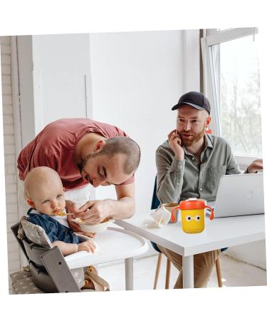 TOYANDONA Children's Water Cup Kids Straw Cup Kids Water Cup Kids Stainless Steel Cup with Straw Baby Sippy Cup Baby s First Straw Cup Baby Trainer Cup Toddler Cup Baby Water Cup Kids Cup Yellow 12X12X12CM - Buy Online on GoSupps.com