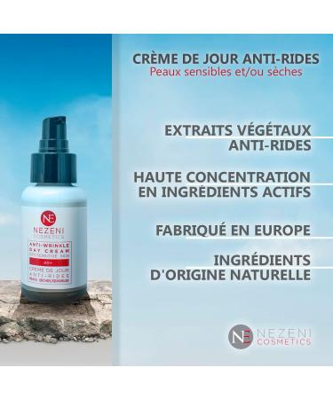 Nezeni Anti-Wrinkle Face Cream for Women/Men 18 Active Ingredients | Deep Wrinkle Filler | Firming Anti-Wrinkle Day Cream for Face Neck and D collet | Sensitive and/or Dry Skin - Buy Online on GoSupps.com
