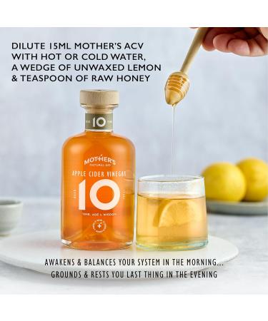 Raw Apple Cider Vinegar with Mother - 10 Year Aged, High Concentration - Keto Diet Suitable - 1.3L - Buy Online on GoSupps.com