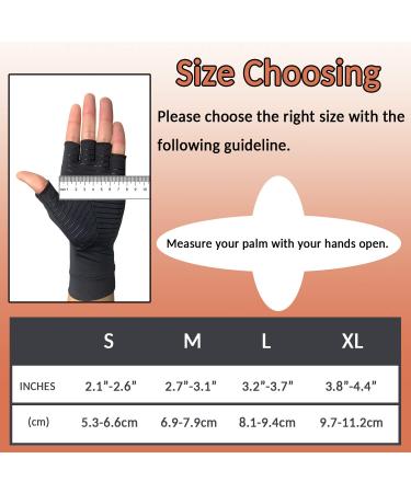 Copper Arthritis Compression Arthritis Gloves 88% Copper Content Comfortable Gloves For Pain Relief of RSI Rheumatoid Arthritis Carpal Tunnel Great for Joints When Sports Housework Computer Type (M) - Buy Online on GoSupps.com