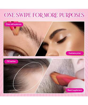 Eyebrow Care Kit Makeup Tools: Eyebrow Stamp Shaping Kit with Two Eyebrow Brush and Eyebrow Cream(Dark Brown) - Buy Online on GoSupps.com