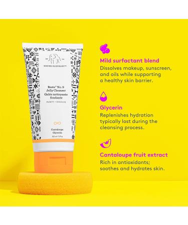 Drunk Elephant Beste No. 9 Jelly Cleanser 150ml - Gentle Face Wash & Makeup Remover | All Skin Types - Buy Online on GoSupps.com