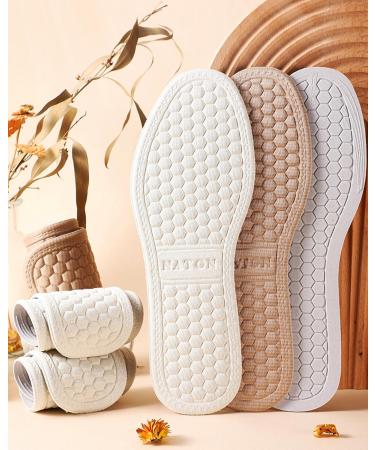 3 Pairs Super-Soft Shoe Insoles Inserts | Breathable & Sweat-Absorbent Two-Layered Foam | Fits Women 8.5-11 & Men 7.5-10 - Buy Online on GoSupps.com