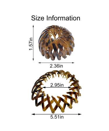 7 Pcs Birds Nest Hair Clips Hair Claw Clamps Bun Makers Ponytail Holder Comb Hair Bands Accessory (Style 1) - Buy Online on GoSupps.com
