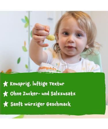 Organic Chickpea Star Snacks for Kids - Allergen-Free & Gluten-Free (8-Pack) | Pumpkin Organics Baby Snacks - Buy Online on GoSupps.com