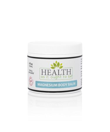 Magnesium Body Balm 4 oz. authentic Dead Sea magnesium oil infused with Arnica Aloe Vera Jojoba & Coconut oil to soften & rejuvenate Physician Formulated