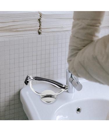 Beaupretty Metal Razor Holder & Razing Rack - Silver Shaving Stand for Safety Razors | Perfect Gift | 10.5x8.7cm - Buy Online on GoSupps.com