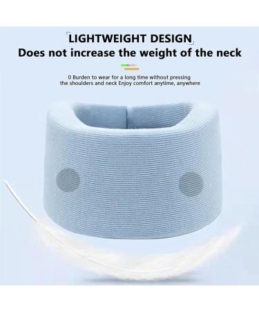 Pacienjo Neck Support - Soft Breathable Collar for Women & Older Men | Comfortable Neck Correction for Students - Large - Buy Online on GoSupps.com