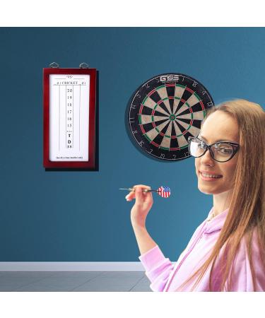 GSE Dry-Erase Dart Scoreboard for Dart Board Cricket & 01 Games | Out Chart & Marker Included - Buy Online on GoSupps.com