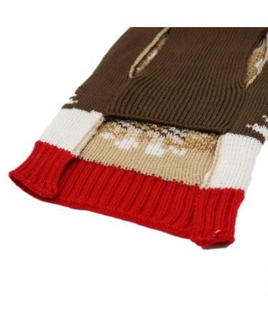 Hrttsy Christmas Dog Sweater - Warm Winter Clothing for Small & Large Dogs | Cozy Pullover for Pets - Buy Online on GoSupps.com