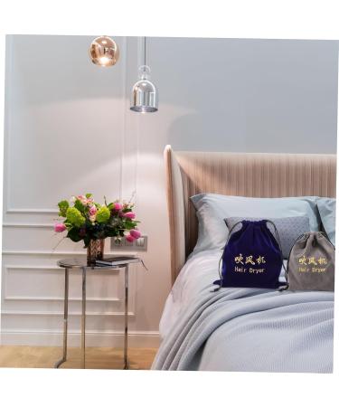 Didiseaon 6 Pcs Storage Bag Hair Dryer Blow Dryer for Curly Hair Practical Storage Pouch - Cloth Bag - Buy Online on GoSupps.com