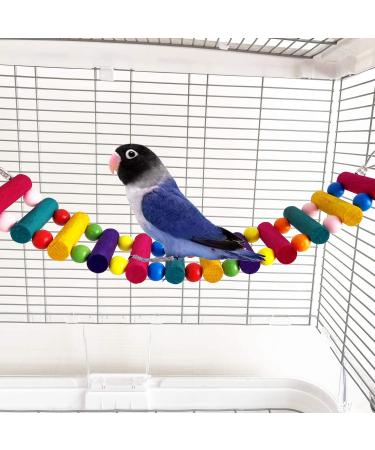 6-Pack Bird Parrot Swing Ladders & Chewing Toys - Cage Accessories for Small Parakeets, Cockatiels, Lovebirds, Conures, Macaws, Finches - Buy Online on GoSupps.com