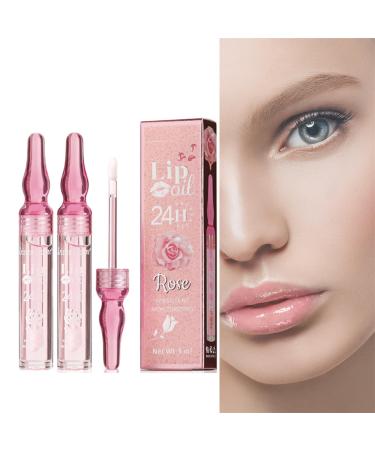 Mikabila Mikabila 2pcs Natural Lip Plumper Gloss Filler Lip Plumping Treatment Balm Full Lip Enhancement for complete