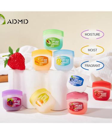 Bosuya Pack of 8 Mini Lip Masks Moisturize and Nourish the Lip Mask Fruit Flavored Lip Balm Set for Dry Chapped Lips - Buy Online on GoSupps.com