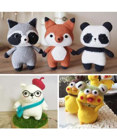 260pcs Black Safety Eyes and Noses with Washers for Craft Dolls, Amigurumi, Puppets, Plush Animals and Teddy Bears - Buy Online on GoSupps.com