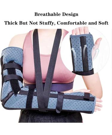 SFKLYU Shoulder Immobilizer Sling - Arm Brace for Fractures Post Surgery Recovery Tendonitis & Bursitis | Small Size - Buy Online on GoSupps.com