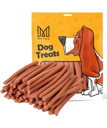 Mersjo Hundeleckerli - 87% High Meat Content Grain & Sugar-Free Duck Kabanos for Dogs | Natural Chewing Aid | 500g Pack - Buy Online on GoSupps.com
