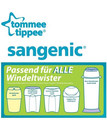 Sangenic Diaper Twister Refills - 9 Pack for MK3 MK4 & MK5 Cassettes | International Shipping Available - Buy Online on GoSupps.com