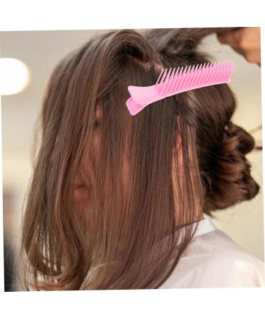 Beavorty Hair Salon Clip Salon Accessories Salon Styling Clips Hairdresser Clips Hairdressing Hairpin Sectioning Hair Clips Styling Hair Clips Barber Accessories Billed Hair Clips Grip Clip 14.20X3.00X2.30CM Pink - Buy Online on GoSupps.com