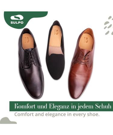 Sulpo Heel Increase Inserts - Orthopedic Wedge 20mm for Height Gain & Comfort | Leather Heel Pillows for Men & Women (Size 41-43) - Buy Online on GoSupps.com
