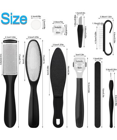 Buy Sularpek 10-in-1 Professional Corn Removal Tool | Strong Dead Skin Foot Scraper | Black - International Shipping Available - Buy Online on GoSupps.com