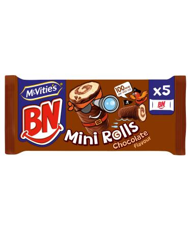 McVitie's BN Chocolate Flavour Mini Rolls - 5 Individually Wrapped Rolls