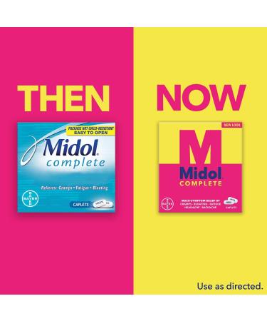Midol Complete Caplets 24-Count (Pack of 2) - Fast Relief for Menstrual Symptoms - Buy Online on GoSupps.com