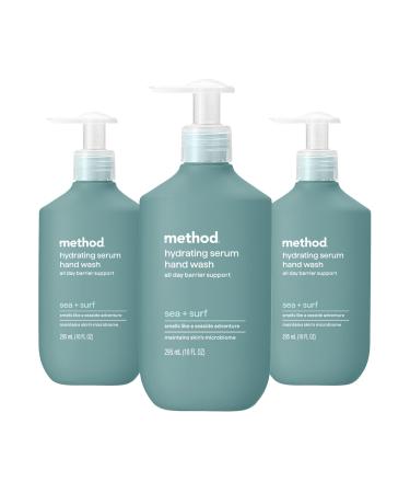 Method Hand Wash Hydrating Serum Sea + Surf 10 oz (Pack of 3) Sea + Surf 10 Fl Oz (Pack of 3)