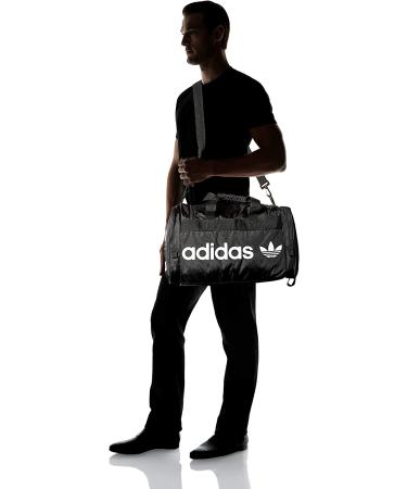 adidas Originals Santiago Duffel Bag - Black/White | One Size - Buy Online on GoSupps.com