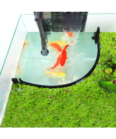 Hozoe aquarium swimming plant Corral intercept of floating plants of filters and heaters height adjustable with water level can be used for framed and frameless aquariums (style 1)