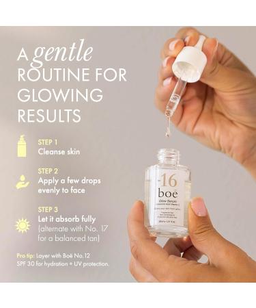 No.16 S rum pour le visage l'acide hyaluronique avec vitamine C pour hydrater clat et uniformit du teint s rum visage doux et sans parfum pour peaux sensibles 30 ml Sans Bronzage - Buy Online on GoSupps.com