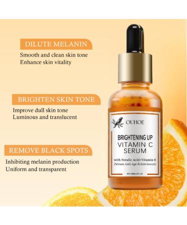 Face Serum for Women - Vitamin C Serum for Face - Dark Spot Correcting Glow Serum - Hydrating Serum with Hyaluronic Acid & Vitamin E - Anti Aging and Skin Brightening Serum Face 30ml - Buy Online on GoSupps.com