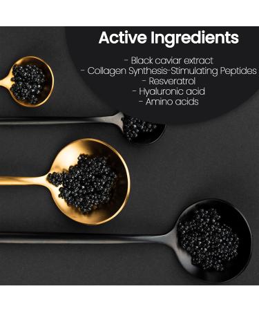 Caviar Face Moisturizer Regenerate Cream | Anti-Aging Hyaluronic Acid & Resveratrol Facial Treatment | 1.6 Oz Hydrating Cream for All Skin Types - Buy Online on GoSupps.com