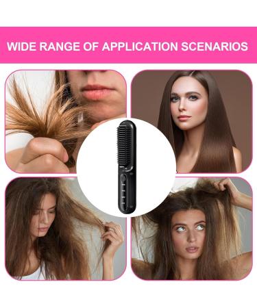 Buy Hair Straightening Brush - Dual Voltage Ion Straightener Comb | Best Hair Styling Tool for Perfectly Straight Hair - Buy Online on GoSupps.com