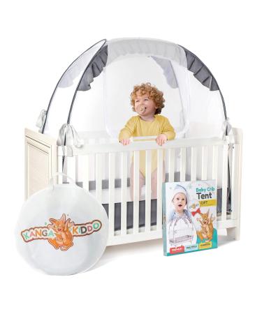 KangaKiddo Baby Crib Tent  Baby Crib Net to Keep Baby in  Crib Cover to Keep Baby from Climbing Out - Crib Tent to Keep Baby from Climbing Out