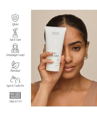 Doctor Rogers Face Wash | Gentle Hydrating Cleanser for Sensitive Dry & Combination Skin | Dermatologist-Created Daily Facial Cleanser | 5 fl oz - Buy Online on GoSupps.com