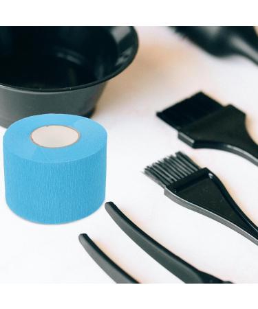 Baluue 5 Rolls Disposable Barber Paper Neck Strips Stretchy Paper Neck Bands Hairdressing Neck Paper Tissue Roll for Salon Haircut Coloring Perming Sky-Blue - Buy Online on GoSupps.com