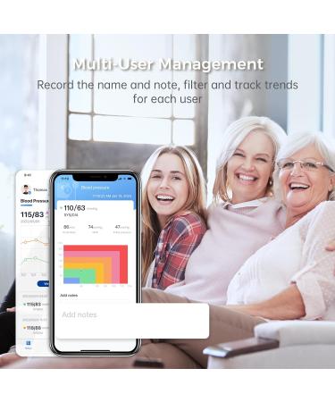 Buy Wellue BP2 Connect Blood Pressure Monitor with EKG Wi-Fi & Bluetooth Sync Intelligent Upper Arm Device for Home Monitoring - Buy Online on GoSupps.com