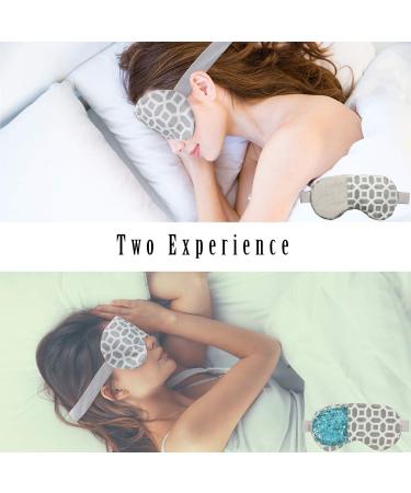 ZN CUET D Cooling Face Mask Bundle - Ice Mask for Puffy Face & Heat Eye Mask for Dry Eyes - Lavender & Flaxseed Infused - Buy Online on GoSupps.com