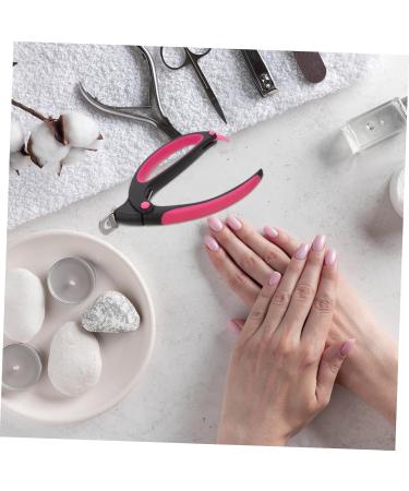 Healeved A Cross-type Shear Stainless Steel Scissors Fake One-line Fingernail Nail Cutters for Nail Tips Manicure Clipper Nail Stuff One- Line Nail Clipper Trimmer Artificial Acrylic - Buy Online on GoSupps.com